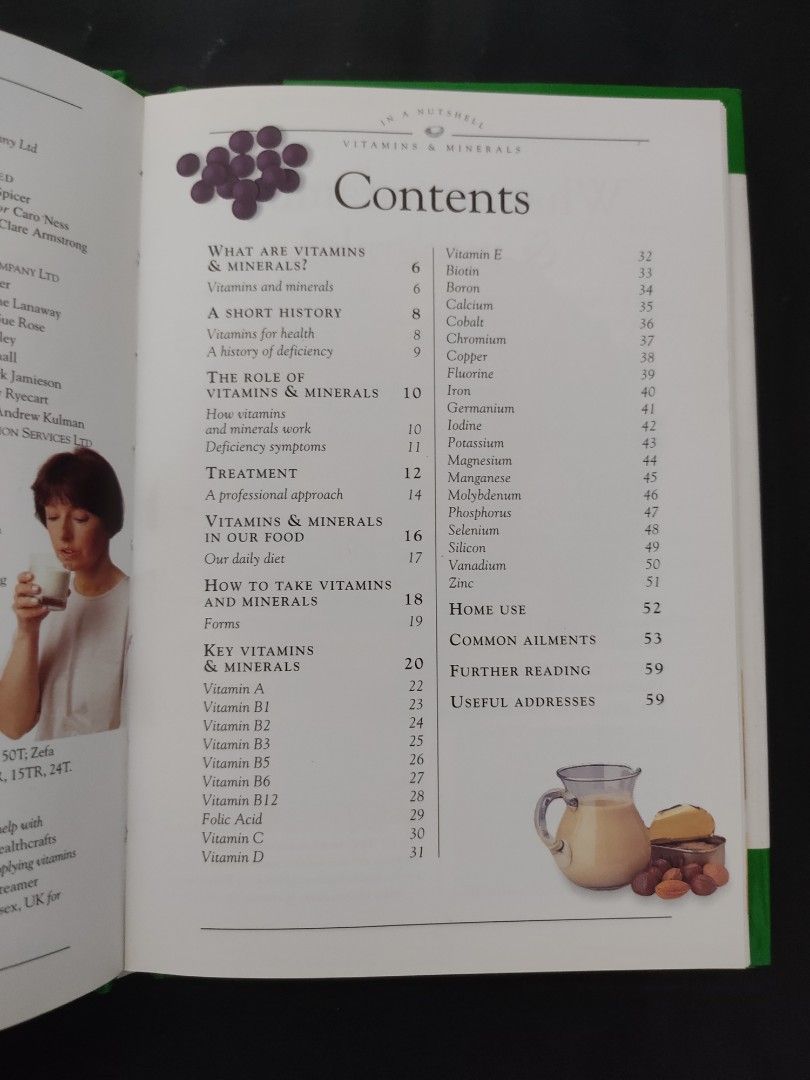 A Step by Step Guide Vitamins & Minerals by Karen Sullivan (Small