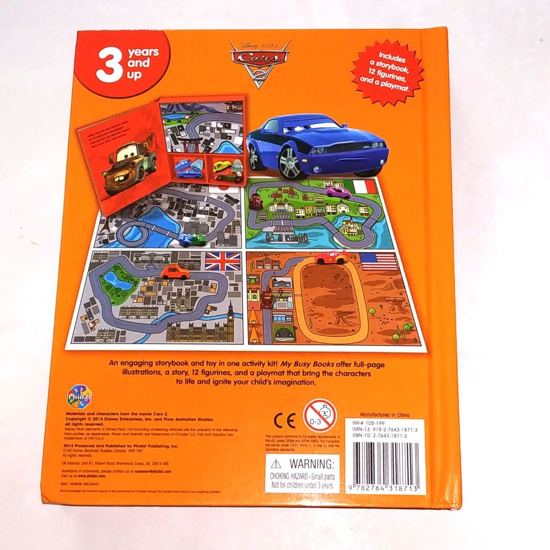 Disney Pixar Cars 2 My Busy Book Board book