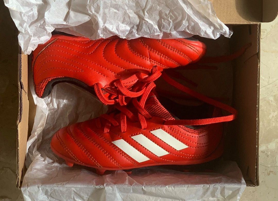 Red adidas soccer outlet boots