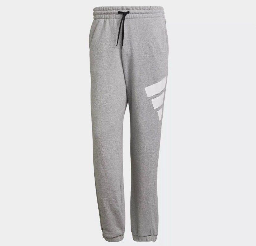 Mens grey hot sale adidas joggers