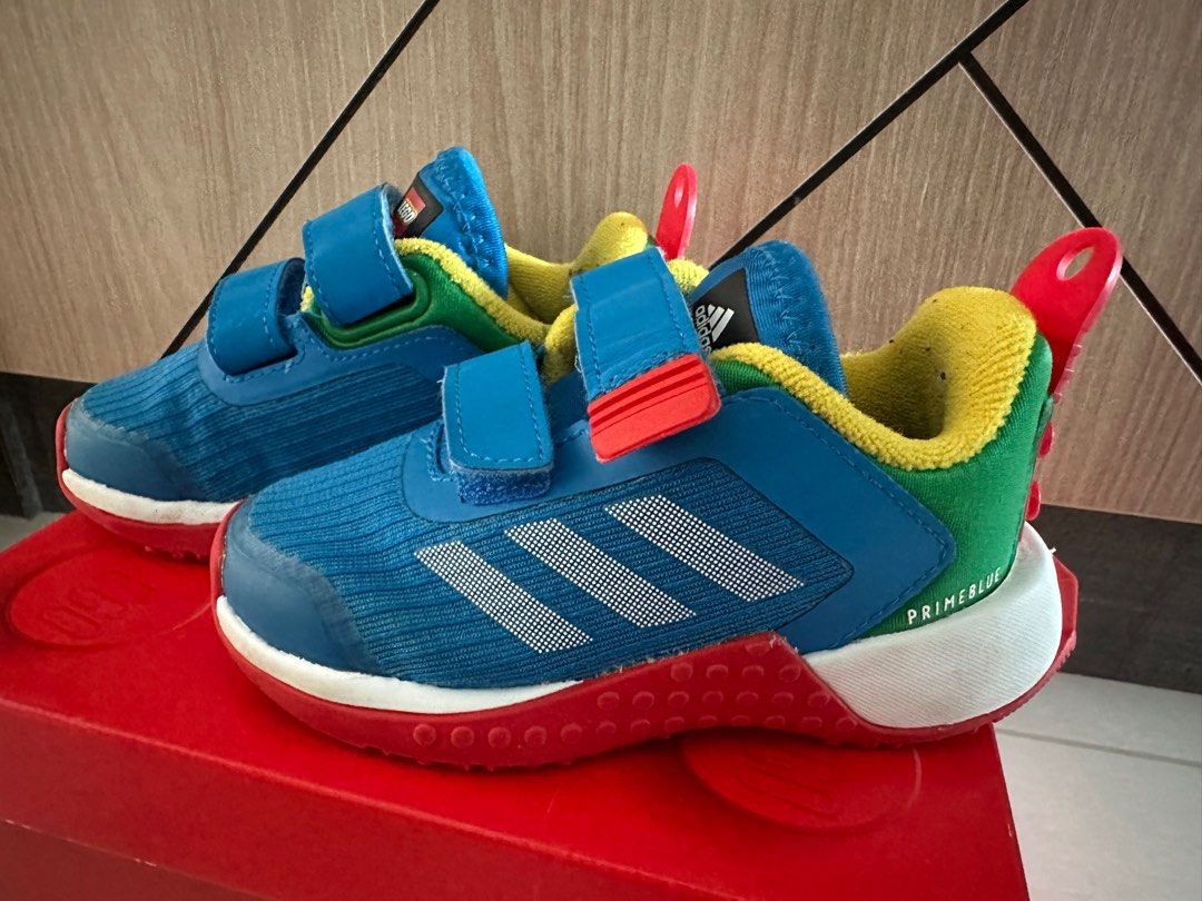 Adidas LEGO x Sport I 'Shock Blue Green', Babies & Kids, Babies & Kids  Fashion on Carousell