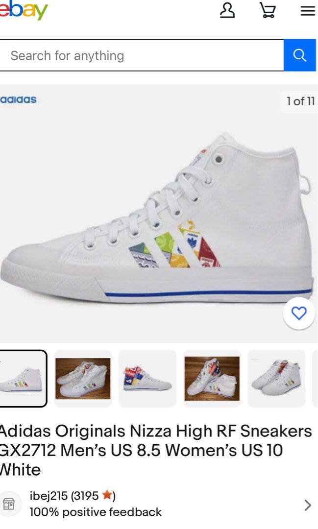 Adidas Nizza Hi RF size 22cm (Category: Babies & Kids Fashion) located in Imus. Submitted by luxefad (Listing ID 1248491589, Image 1). Description: Brandnew With box .