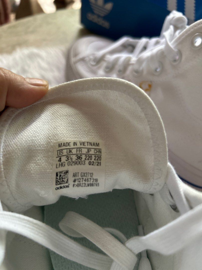 Adidas Nizza Hi RF size 22cm (Category: Babies & Kids Fashion) located in Imus. Submitted by luxefad (Listing ID 1248491589, Image 3). Description: Brandnew With box .