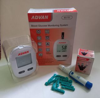 Advan Glucometer with 25 strips