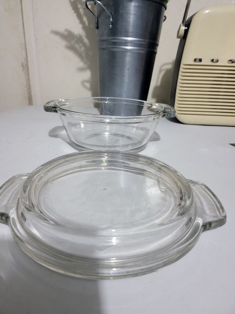 Anchor ovenware casserole (Category: Bakeware) located in Makati City. Submitted by thedeclutteringabuela (Listing ID 1248618682, Image 3). Description: Anchor USA. 575 in dia 20 oz . oven, microwave safe.