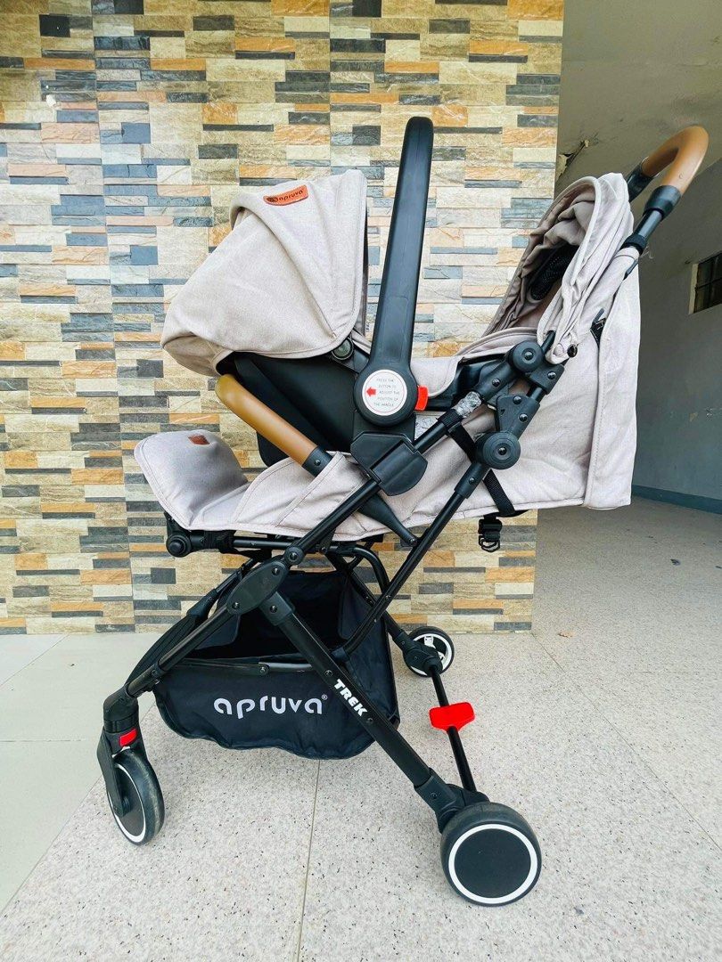 Apruva TREK Travel System Khaki, Babies & Kids, Going Out, Strollers on