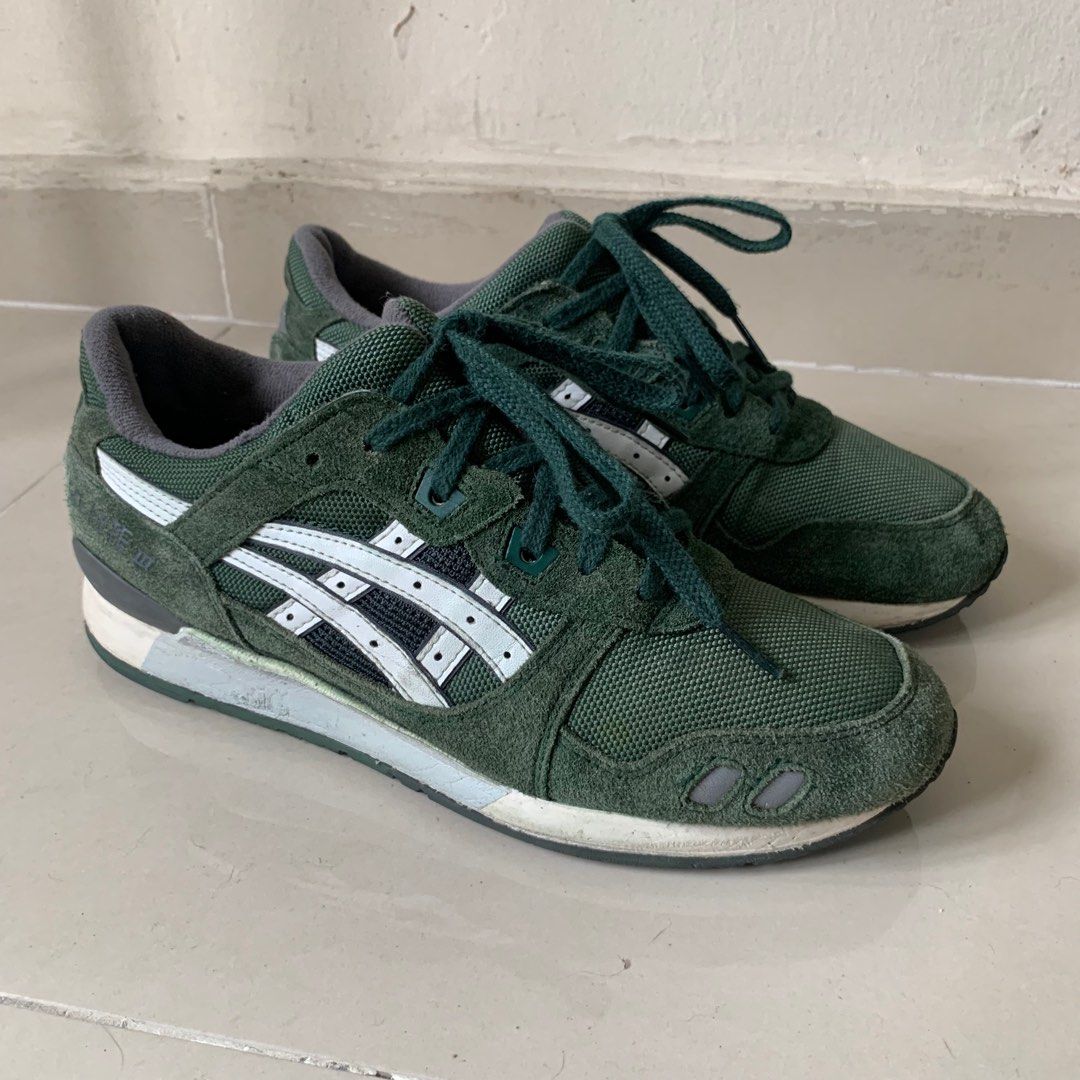 Asics gel lyte deals iii grey green