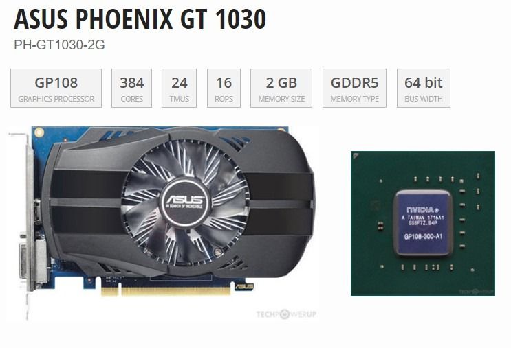Asus gt 1030 oc 2gb gddr5 best sale