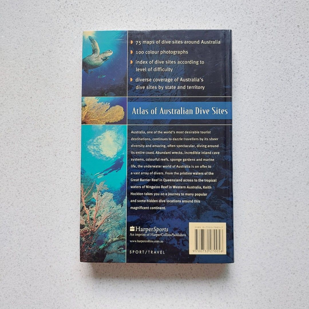 Atlas Of Australian Dive Sites, Hobbies & Toys, Books & Magazines