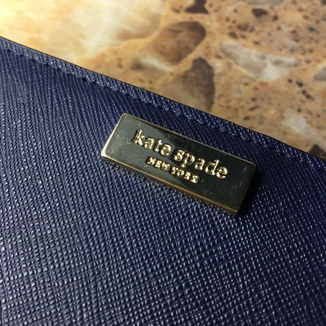 AUTHENTIC Kate Spade Wallet in royal blue Original Preloved Luxury Bags Wallets on Carousell