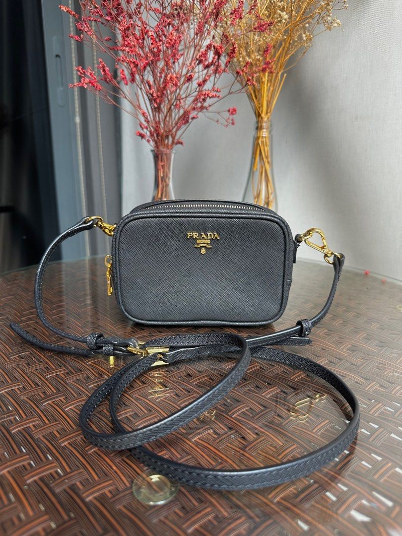 PRADA Saffiano-leather crossbody bag
