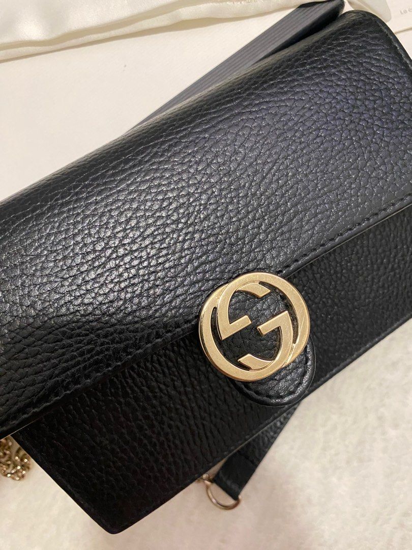 Authentics Gucci WOC in Black, Luxury, Bags & Wallets on Carousell