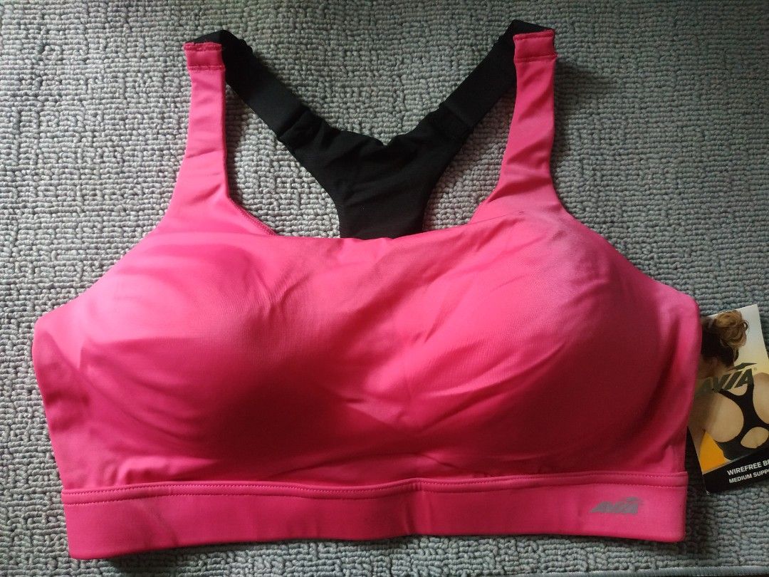 Avia Sports Bra  Hot pink sports bra, Activewear sets, Plus size sports  bras