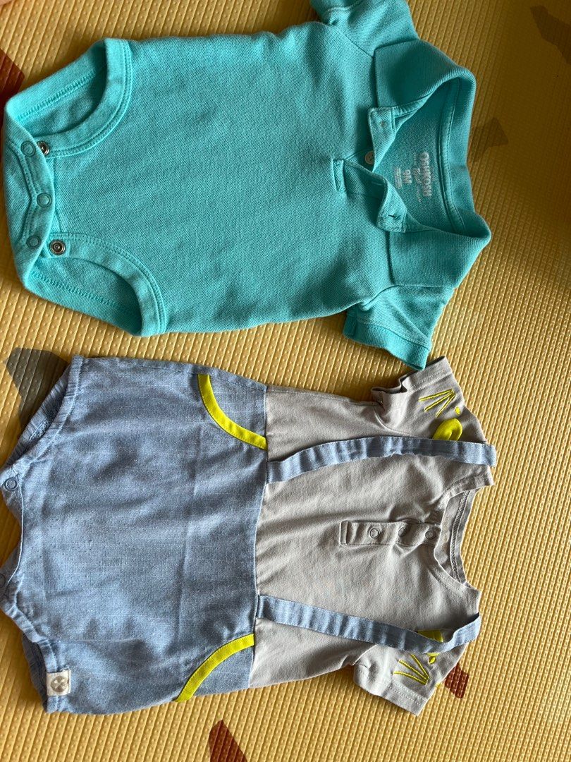Baby boy clothes baby Rompers le petit society Oshkosh 6month 9
