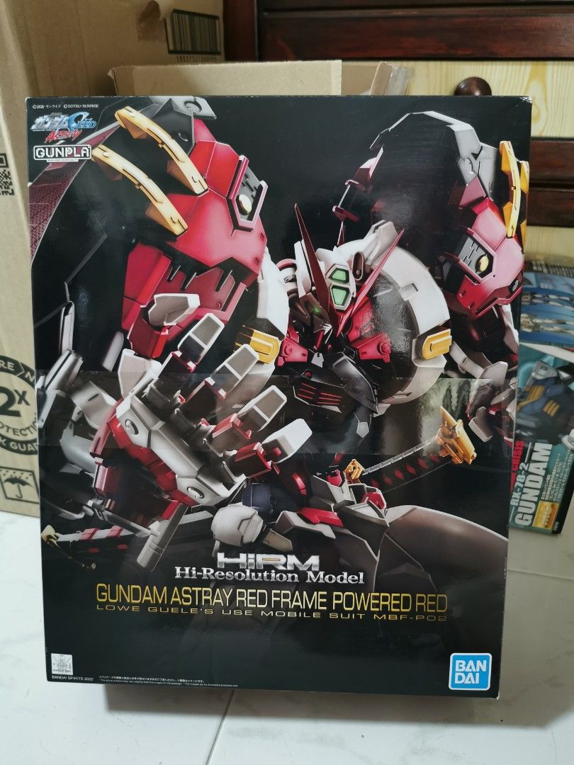 Bandai Hi-Resolution Model 1/100 Gundam Astray Red Frame Powered Red, Mobile Suit Gundam Seed Astray