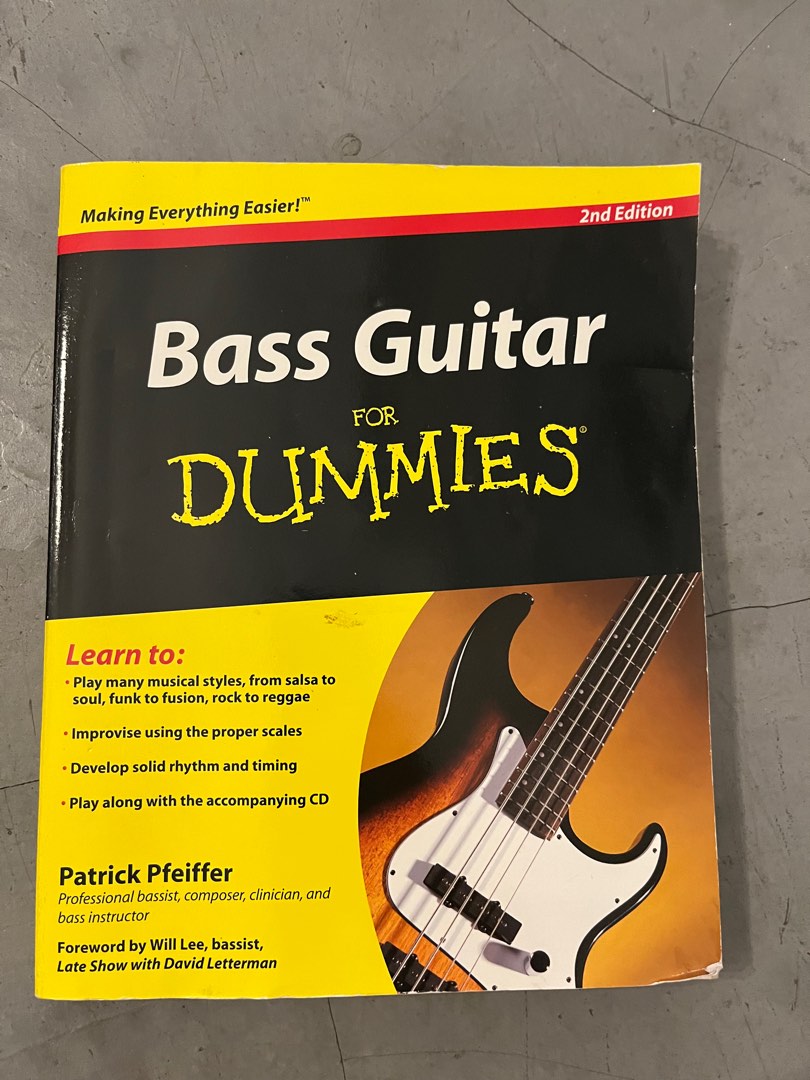 Bass Guitar for Dummies, Hobbies & Toys, Music & Media, Music