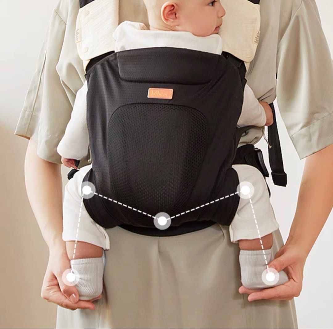 Bebear Baby Carrier 孭帶背帶全新灰色未使用, 兒童＆孕婦用品, 外出