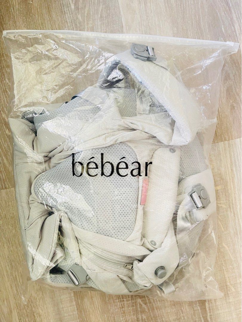 Bebear Baby Carrier 孭帶背帶全新灰色未使用, 兒童＆孕婦用品, 外出