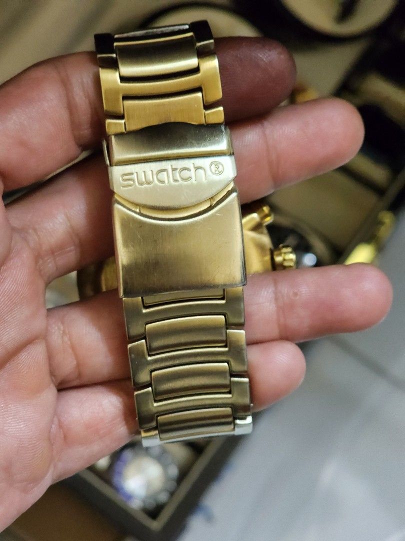 Swatch big bold gold outlet