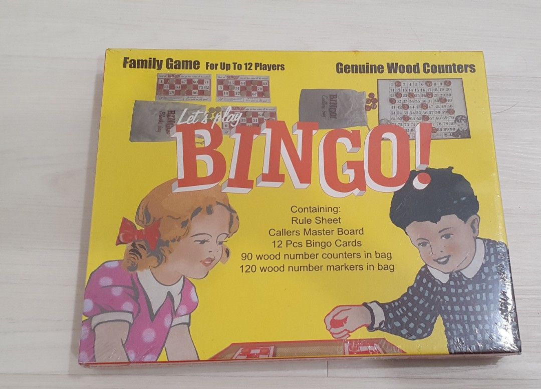 Bingo board game, Hobbies & Toys, Toys & Games on Carousell