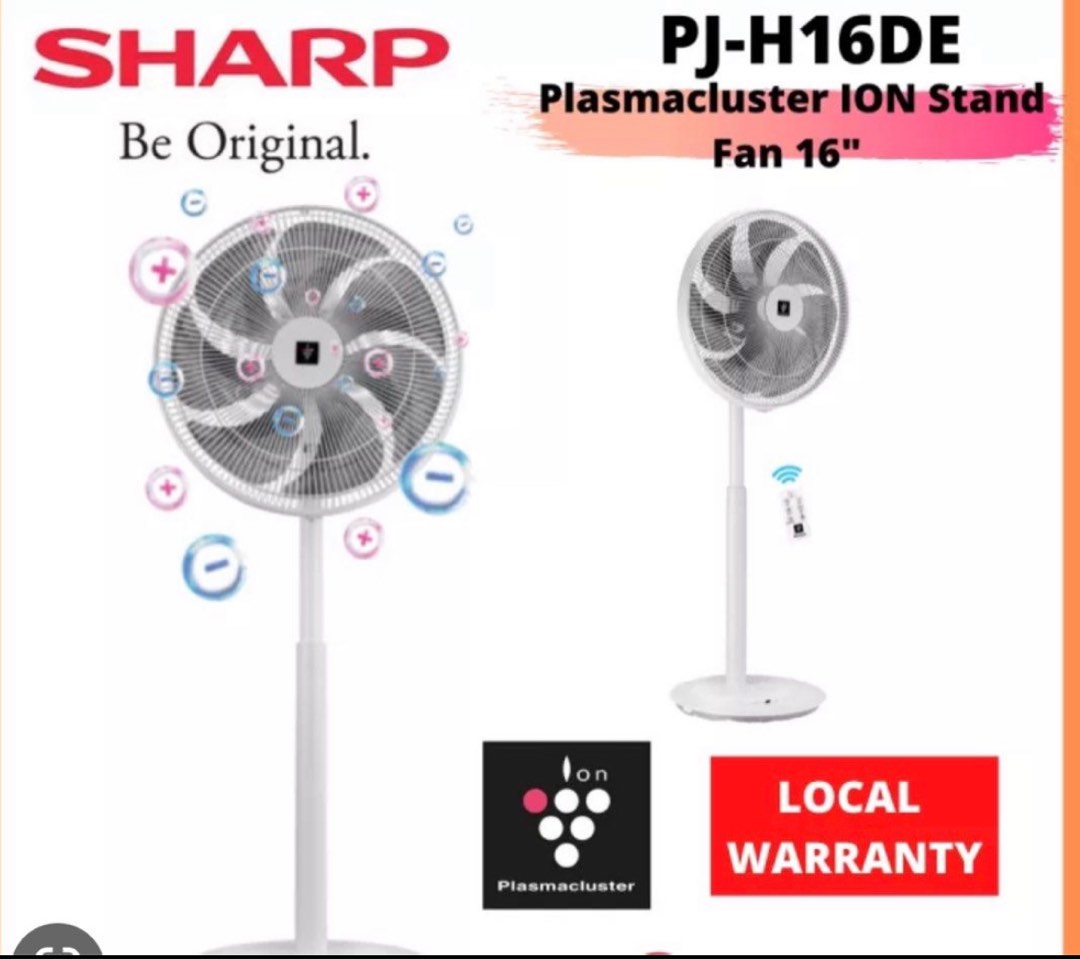 Sharp Fast Fan BNIB Sharp Plasmacluster Stand Fan, Furniture & Home Living, Lighting ...