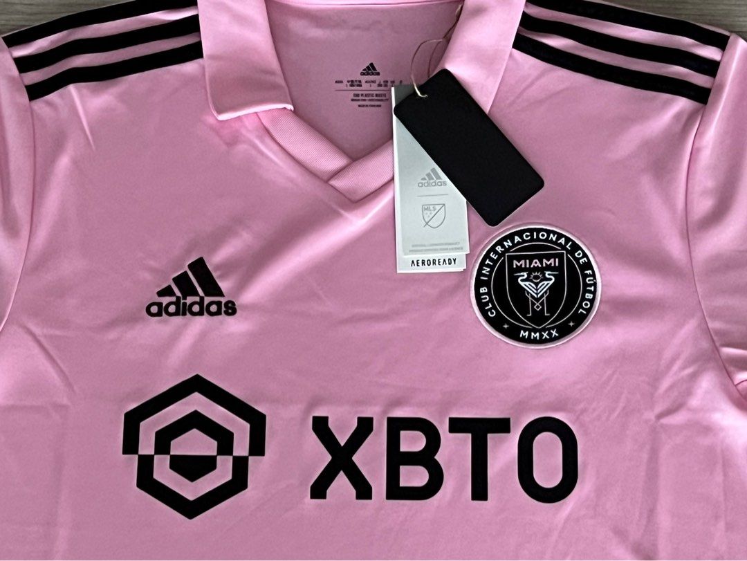 Adidas Inter Miami CF 22/23 Home Authentic Jersey True Pink 3XL Mens