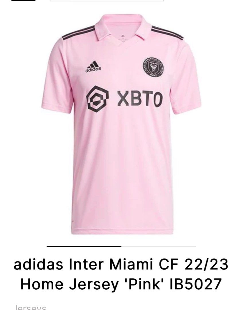 Adidas Inter Miami CF 22/23 Home Authentic Jersey True Pink 3XL Mens