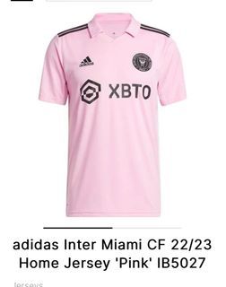 adidas Messi #10 Inter Miami CF 22/23 Home Authentic Jersey - Pink, Men's  Soccer