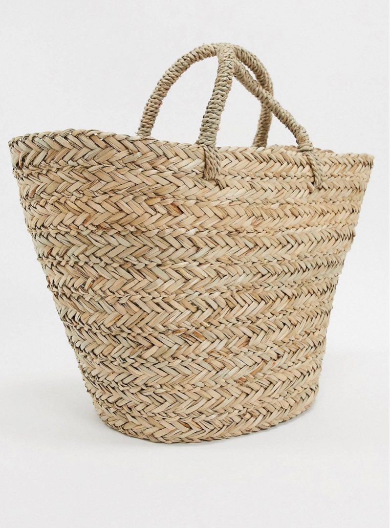 Wicker on sale bag asos