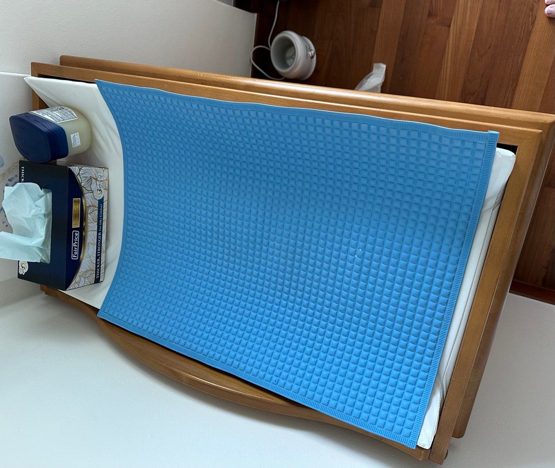 Boori Change Table (Solid Wood) + White Change Mat, Babies & Kids, Baby