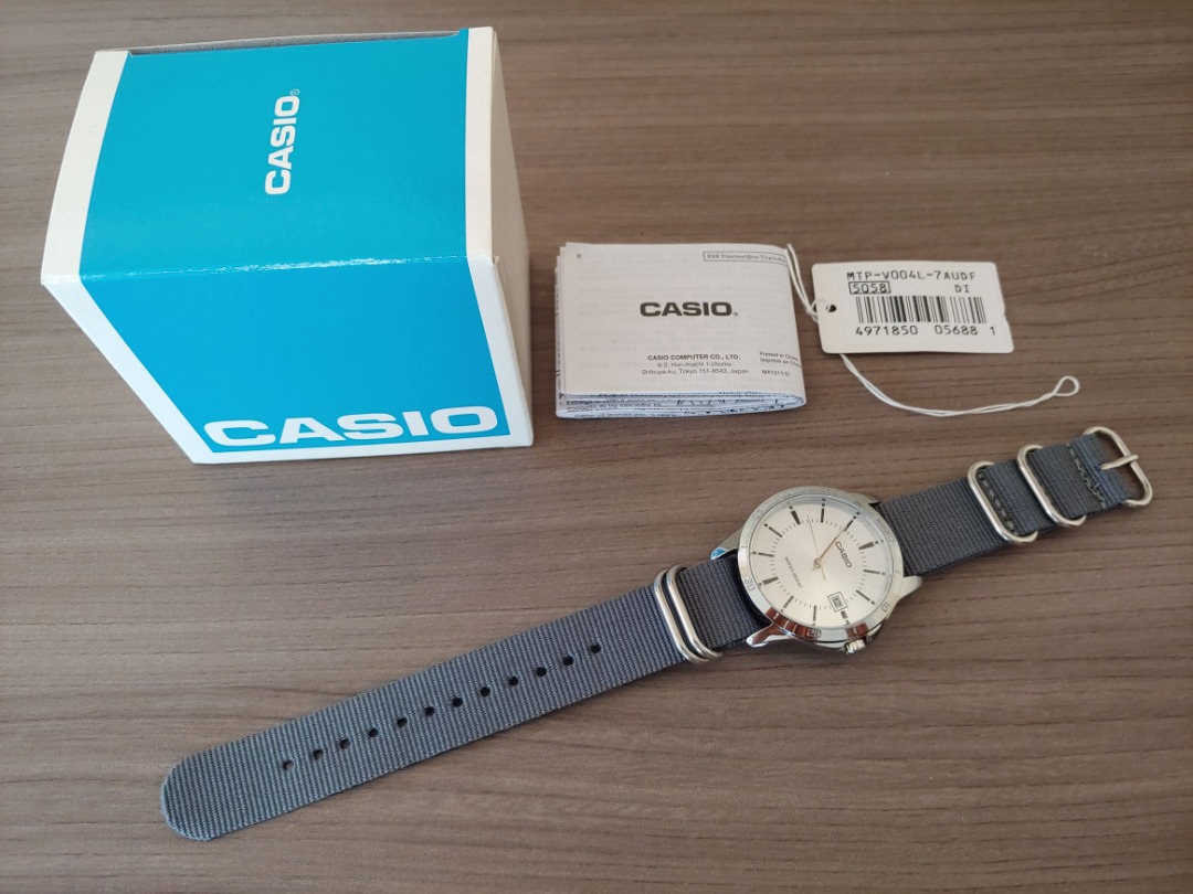 BRAND NEW Casio Casual Watch with Zulu Nato Strap Men s Fashion