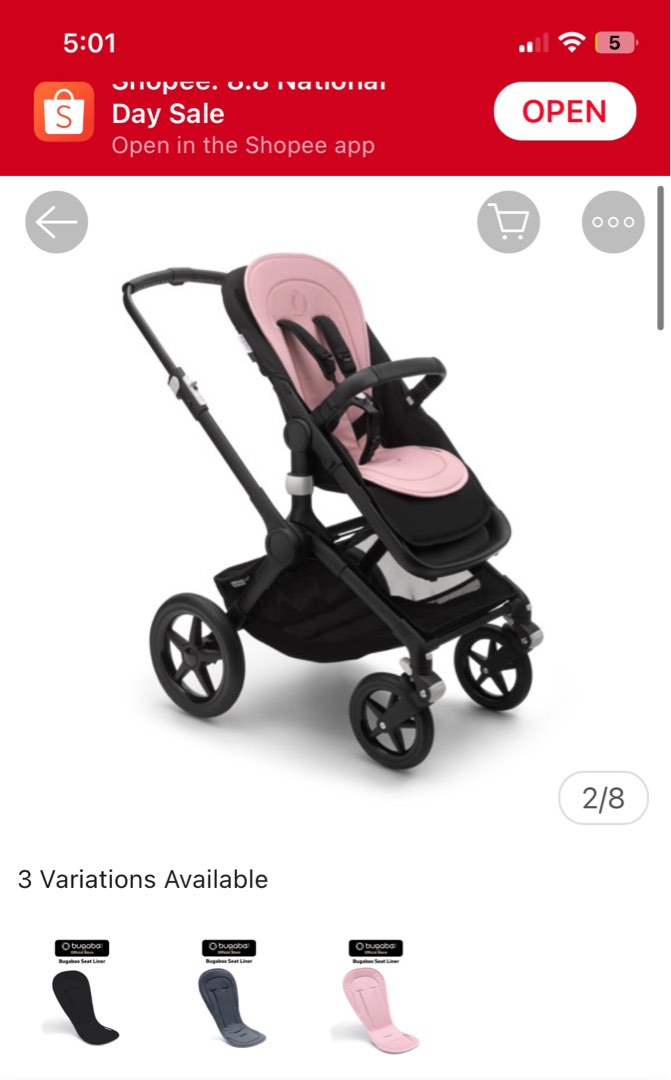 Bugaboo seat top liner sale