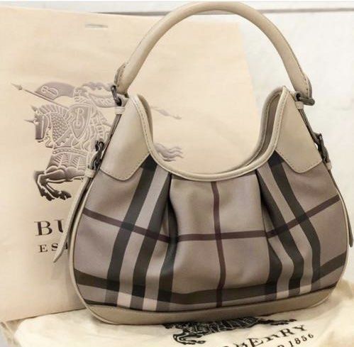 Burberry women's check shoulder bag hotsell