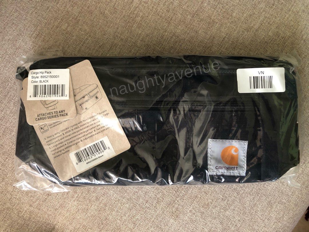 Carhartt cargo hip pack black Men s Fashion Bags Sling Bags on Carousell