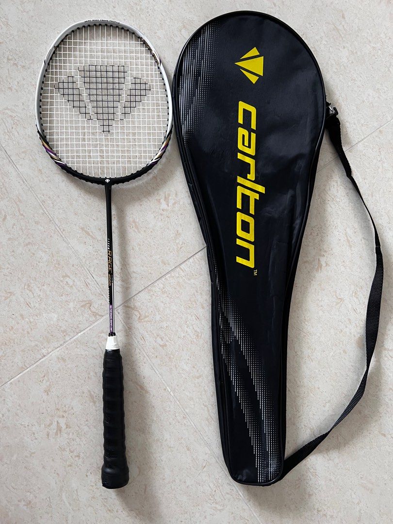 Carlton Badminton Racket Rage 4000, Sports Equipment, Sports and Games, Racket and Ball Sports on Carousell