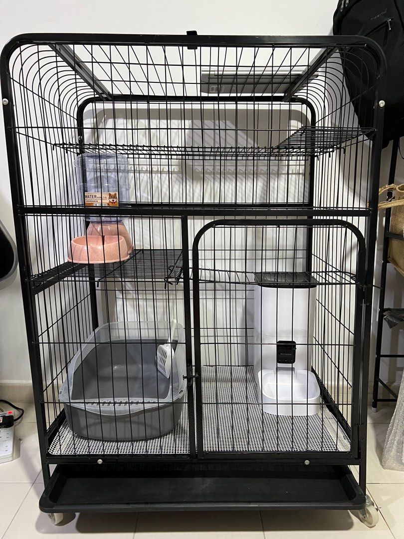 Cat online cage carousell