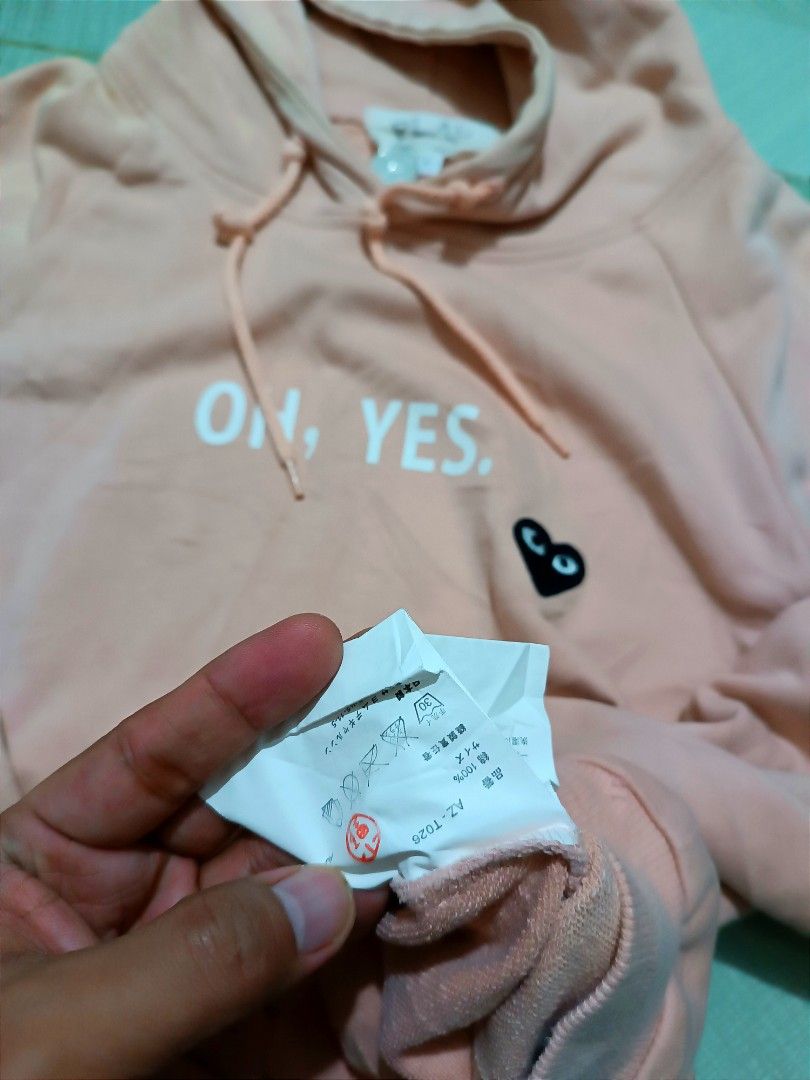 Comme des garcons online oh yes hoodie