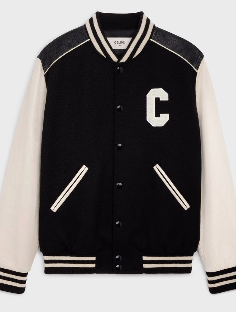 CELINE CLASSIC TEDDY JACKET IN WOOL BLAC Men s Fashion Clothes