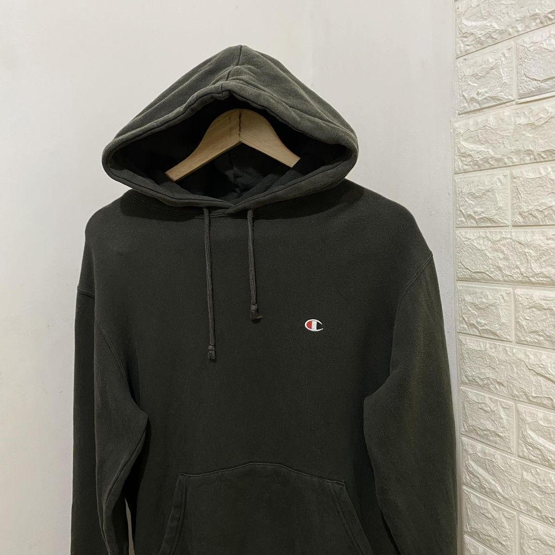 Champion hoodie discount army green