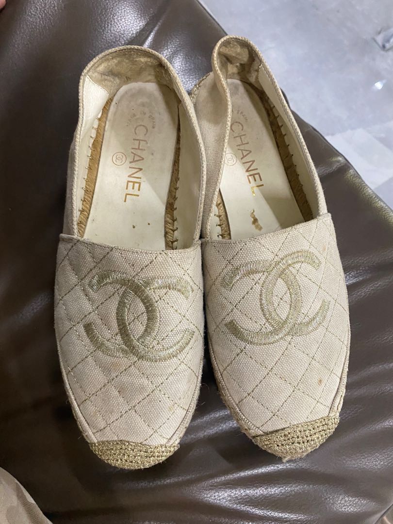 Chanel espadrille on Carousell