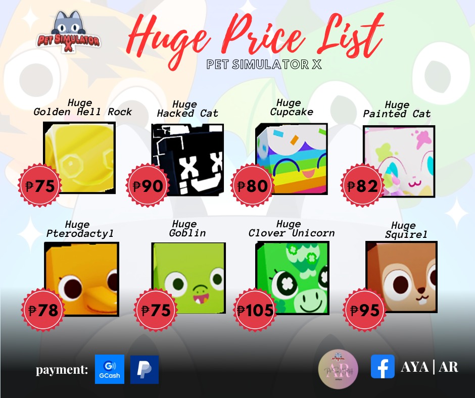 CHEAP PET SIM X HUGES | PSX, Video Gaming, Gaming Accessories, In-Game