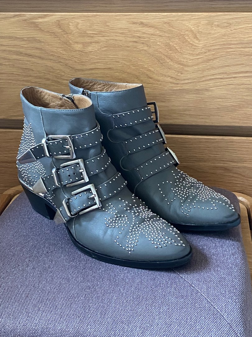 Chloe susanna outlet boots grey
