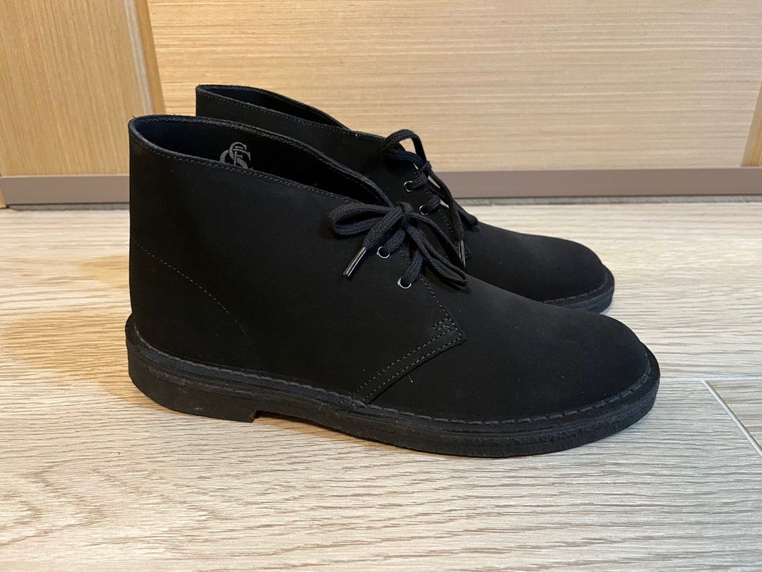 clarks desert boot us 9 black ahh Kaws cahlumn england lvc usa