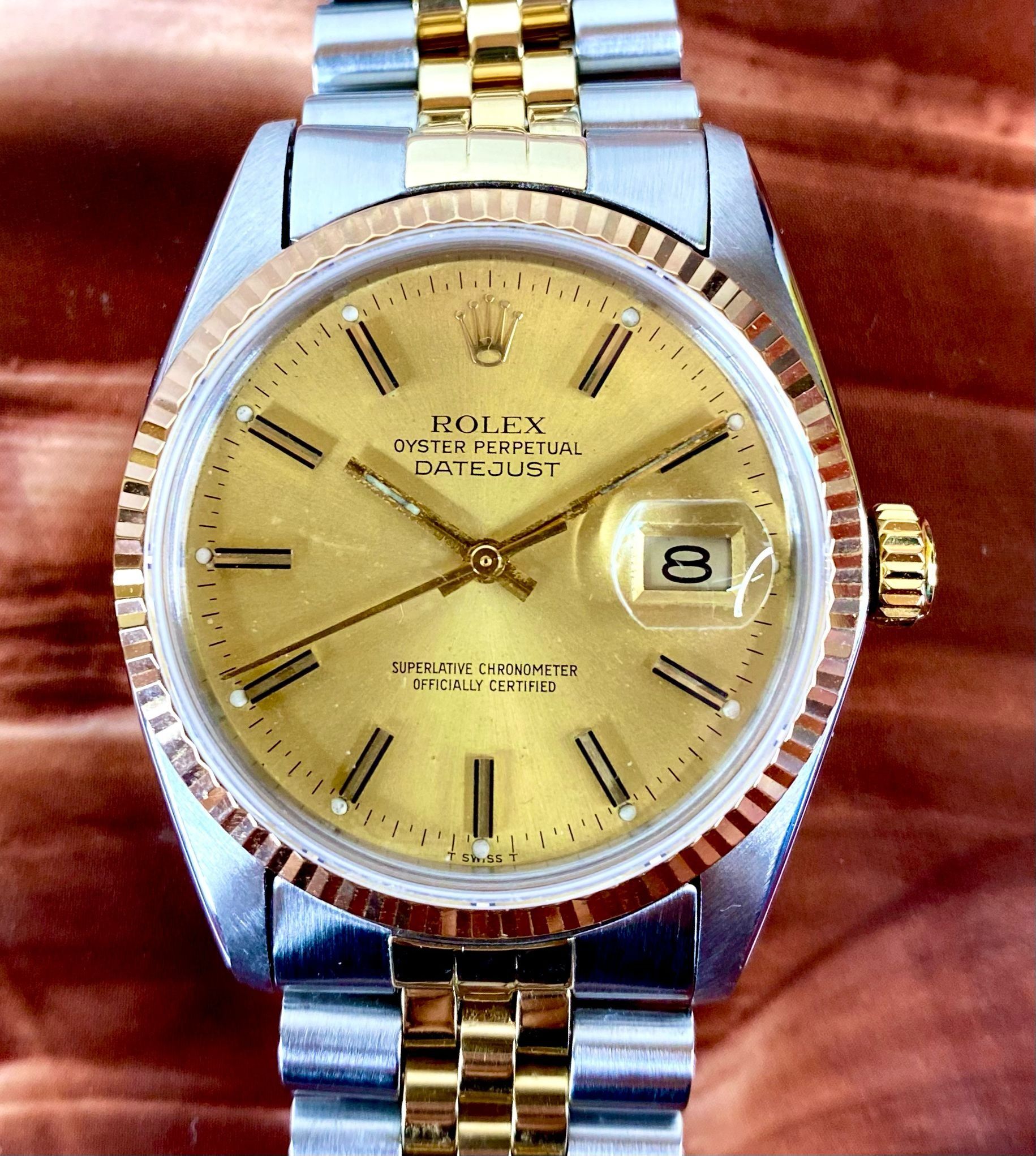 Mens gold clearance rolex for sale