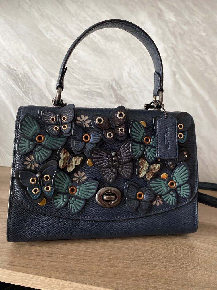 Tilly top handle with butterfly applique store