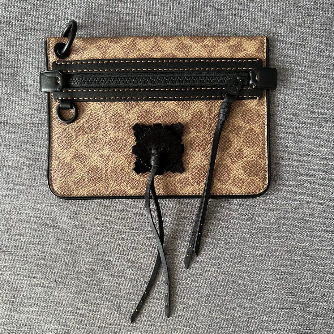 Campus backpack in signature canvas with whipstitch discount
