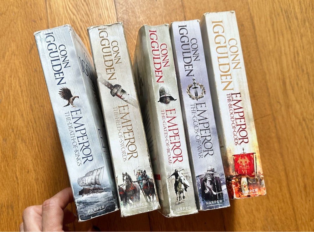 Conn Iggulden Emperor Series 5 Books Collection Set Blood Of Gods ...