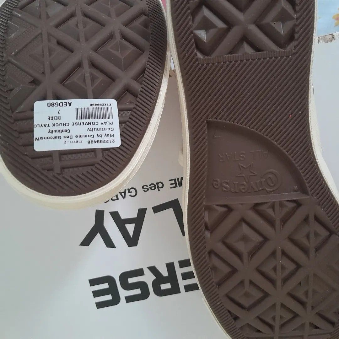 Converse cdg play sales original vs fake