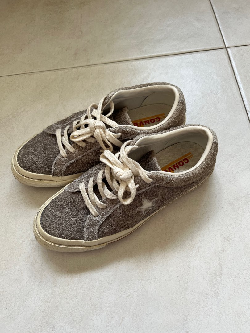 Converse One Star Grey Women s Fashion Footwear Sneakers on