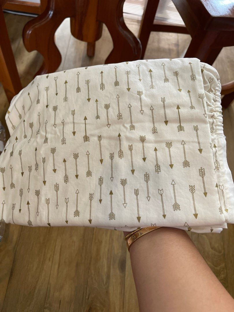 Crib fitted sheet, comforter and crib skirt (Category: Cots & Cribs) located in Paranaque City. Submitted by hisandhersh (Listing ID 1248485727, Image 2). Description: 1 comforter 1 fitted sheet 1 crib skirt 1 FREE fitted sheet .